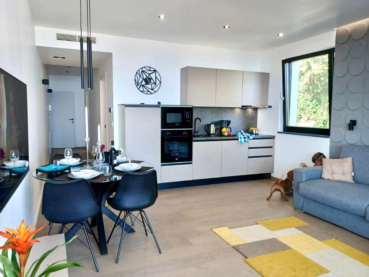 Aparthotel Villa V With Heated Pool Rijeka Zewnętrze zdjęcie